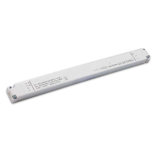LED driver | CCT PWM | 24V | 0-100W | 2 kanalen | Push/DALI-2 DT8 | ultraslim