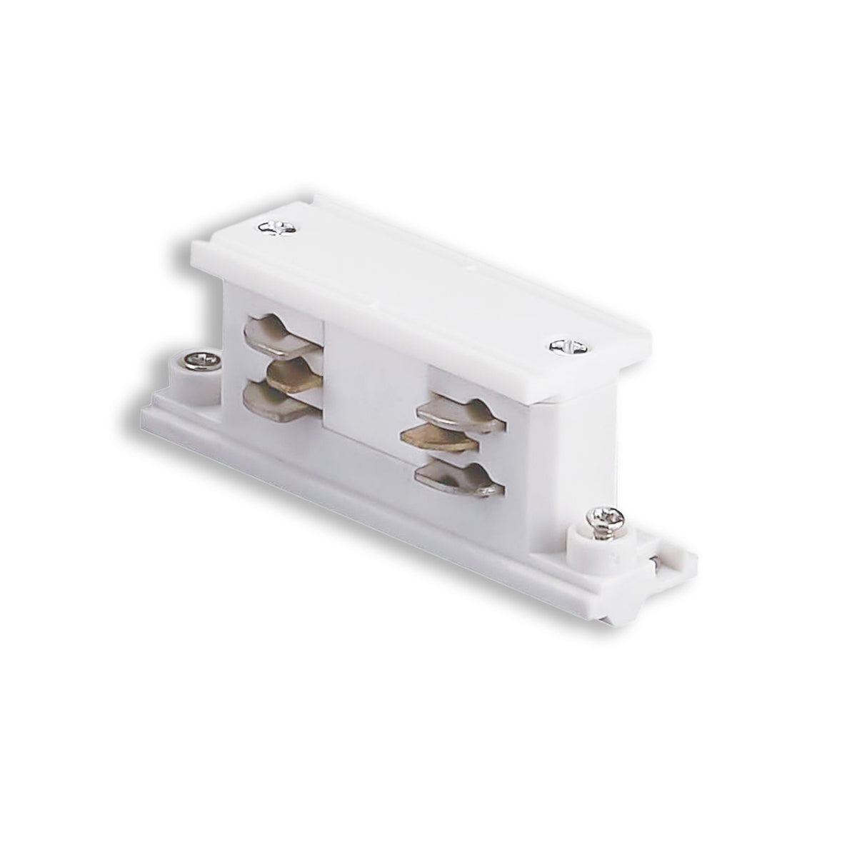 Railaccessoire | 3-fase DALI | rechte koppeling stroomvoerend | wit