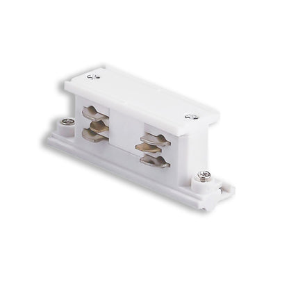 Railaccessoire | 3-fase DALI | rechte koppeling stroomvoerend | wit