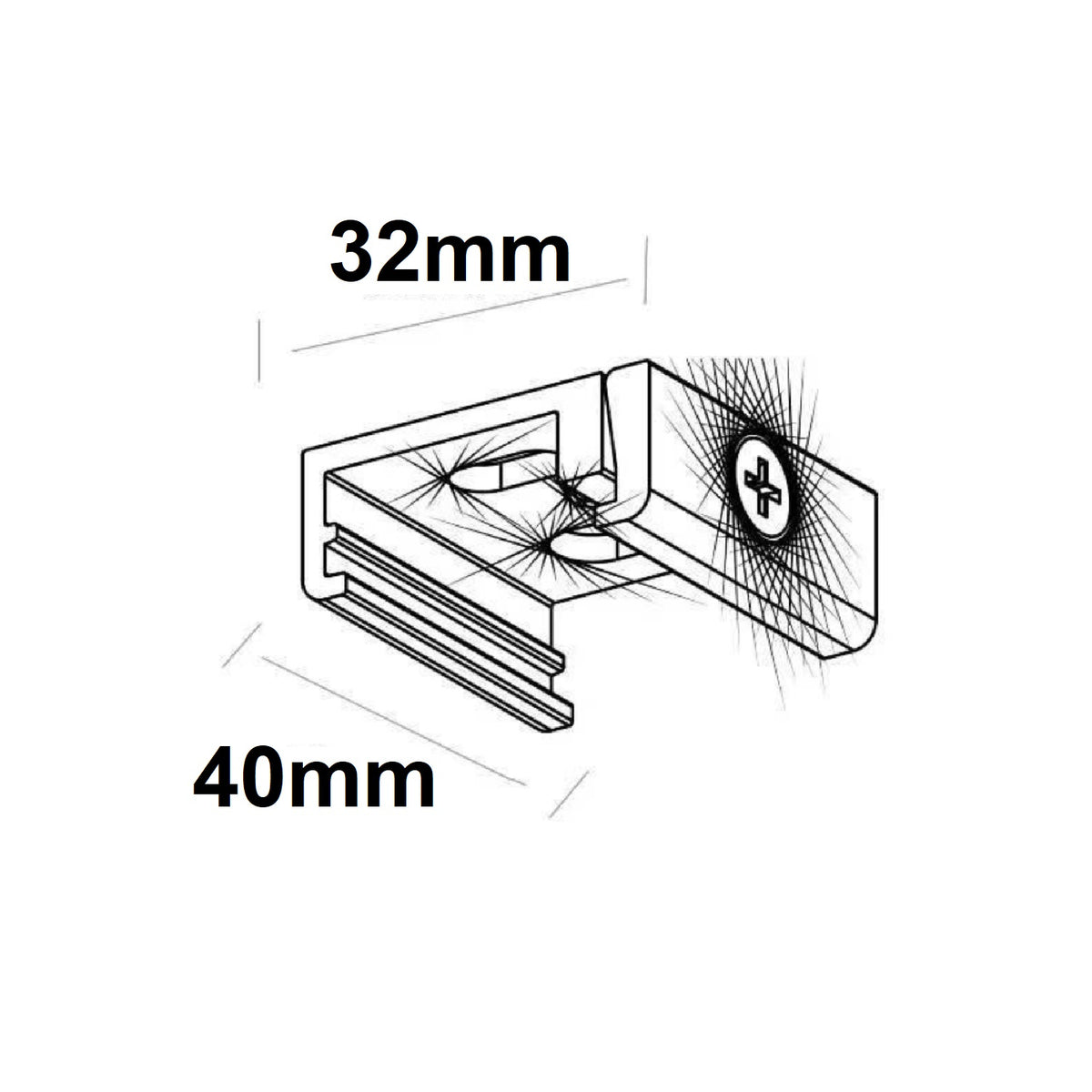 3-fase DALI | Railaccessoire | Montageclip