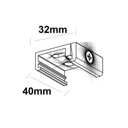 3-fase DALI | Railaccessoire | Montageclip
