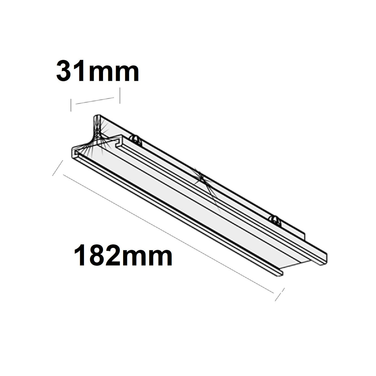 3-fase DALI | Railaccessoire | Mechanische verbinder