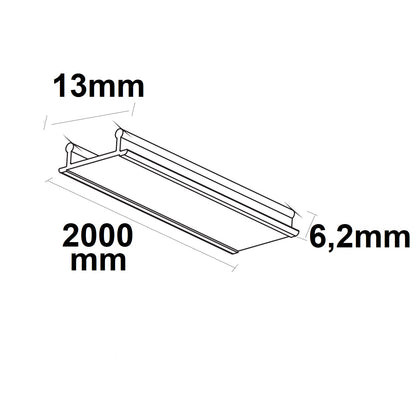 3-fase rail | Railaccessoire | Blindafdekking | 200cm