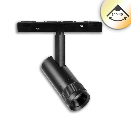 Track48 | Railspot | focusseerbaar 14°-40° | UGR<16 | 7W | 1800-4000K | 48V | DALI | zwart