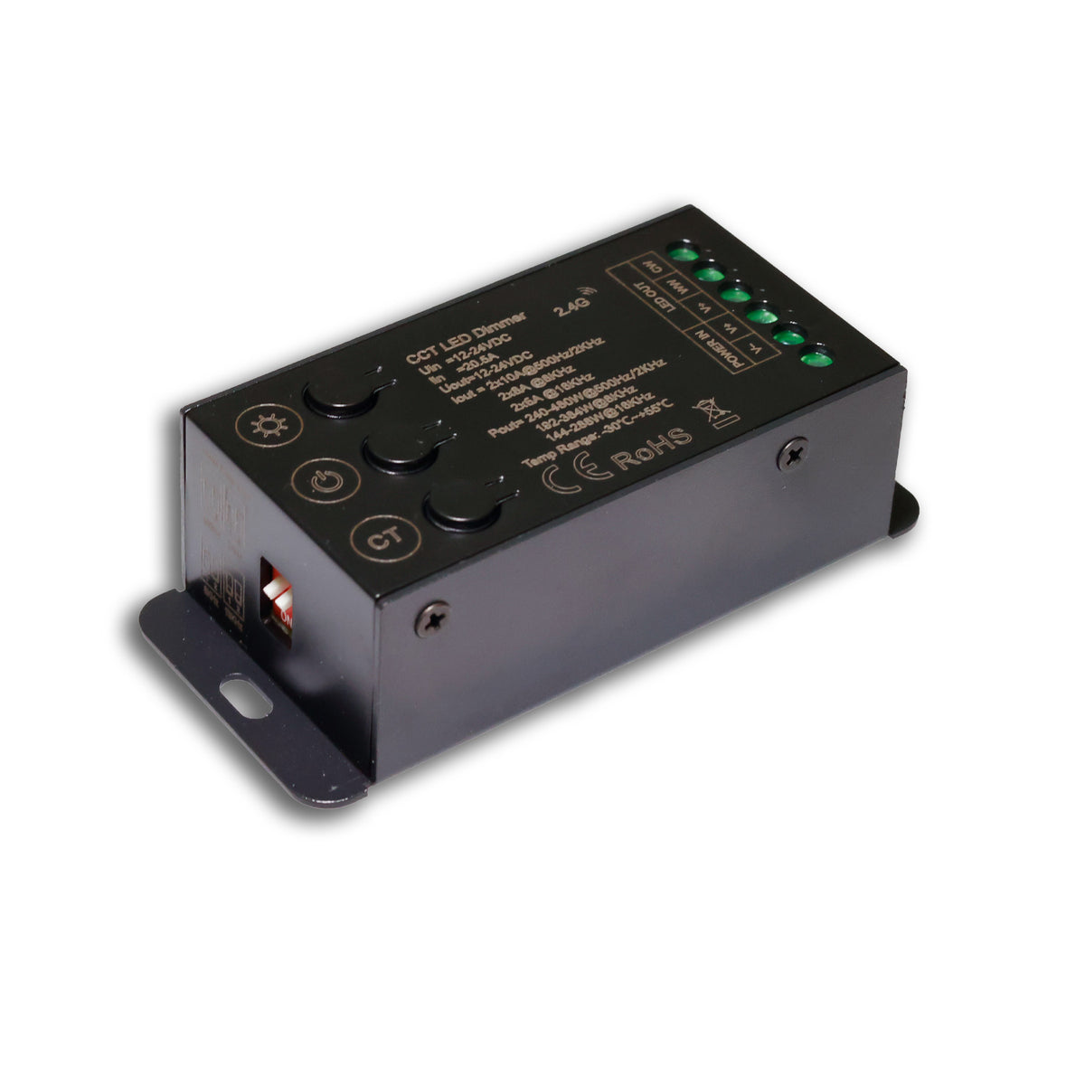 Sys-Pro | Dimmer | radio mesh CCT | 2-kanaals | 12-24V | 12-20A
