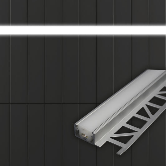 NeonPRO930 Custom | LED-strip | neon 13x10 tegelprofiel | 300cm | 3000K | 6W/m | 24V | IP67