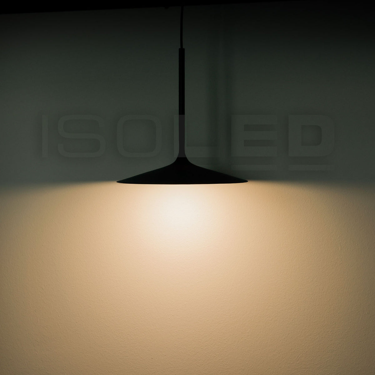 Track48 Shade | Hanglamp | DALI dimbaar | 5,5W | 3000K | zwart | 120° | 48V