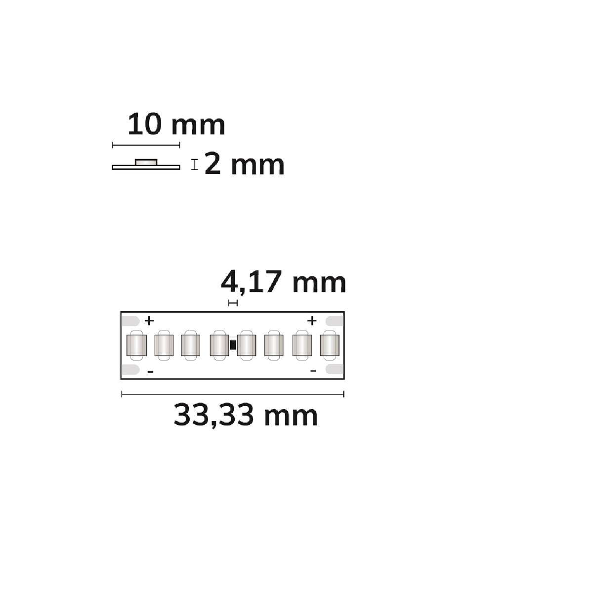 HEQ Skyblue | LED-strip | 5m | 22W/m | 240 LED/m | 24V | IP20