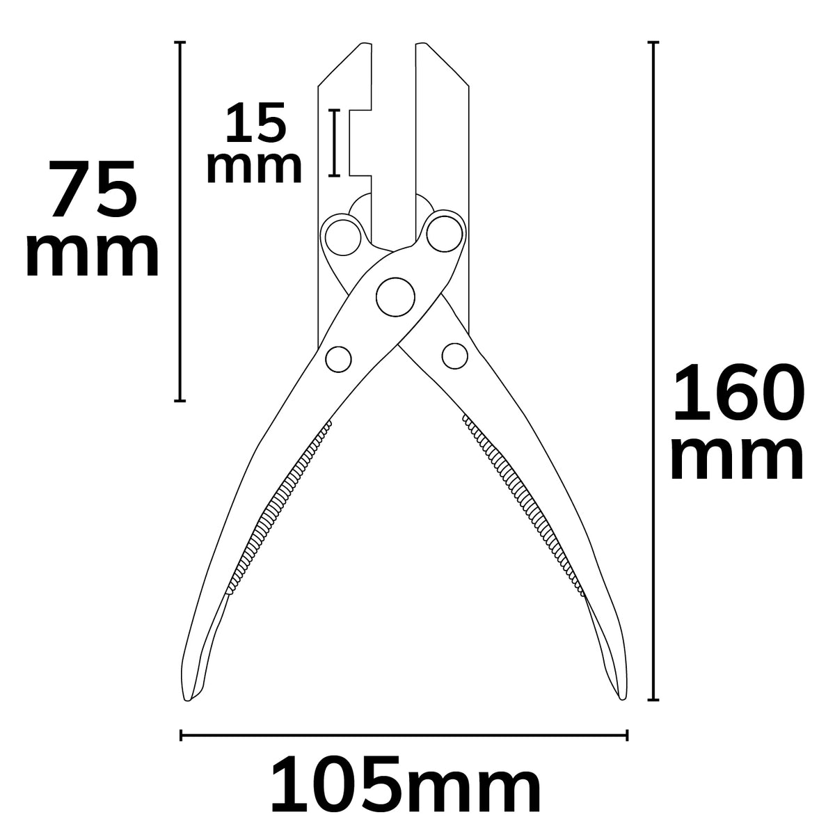 Installatiemateriaal | Parallelle tang voor LED-strip contactconnectoren
