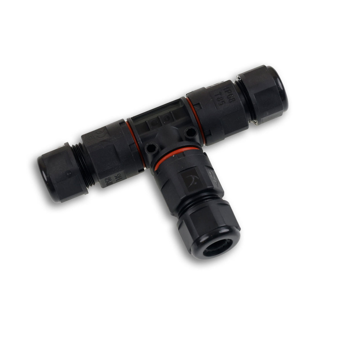 Connector | Kabel T-verbinder | 3-polig 0,75-2,5mm² | 250V/16A | IP67