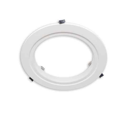 Inbouwframe | Adapterring met veren | 201mm naar 287mm | wit