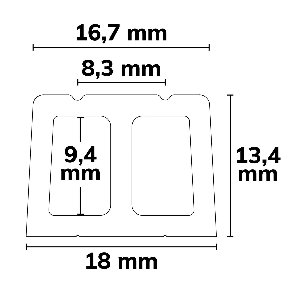 DIVE12 | Profielaccessoire | betoninstortprofiel | 200cm