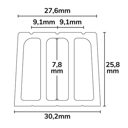 DIVE20 | Profielaccessoire | betoninstortprofiel | 200cm