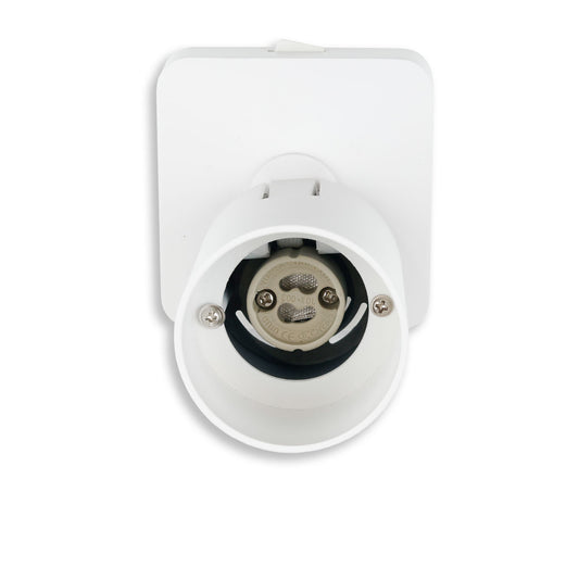 Plafondlamp | GU10 enkel | wand en plafond | met schakelaar | exclusief lichtbron
