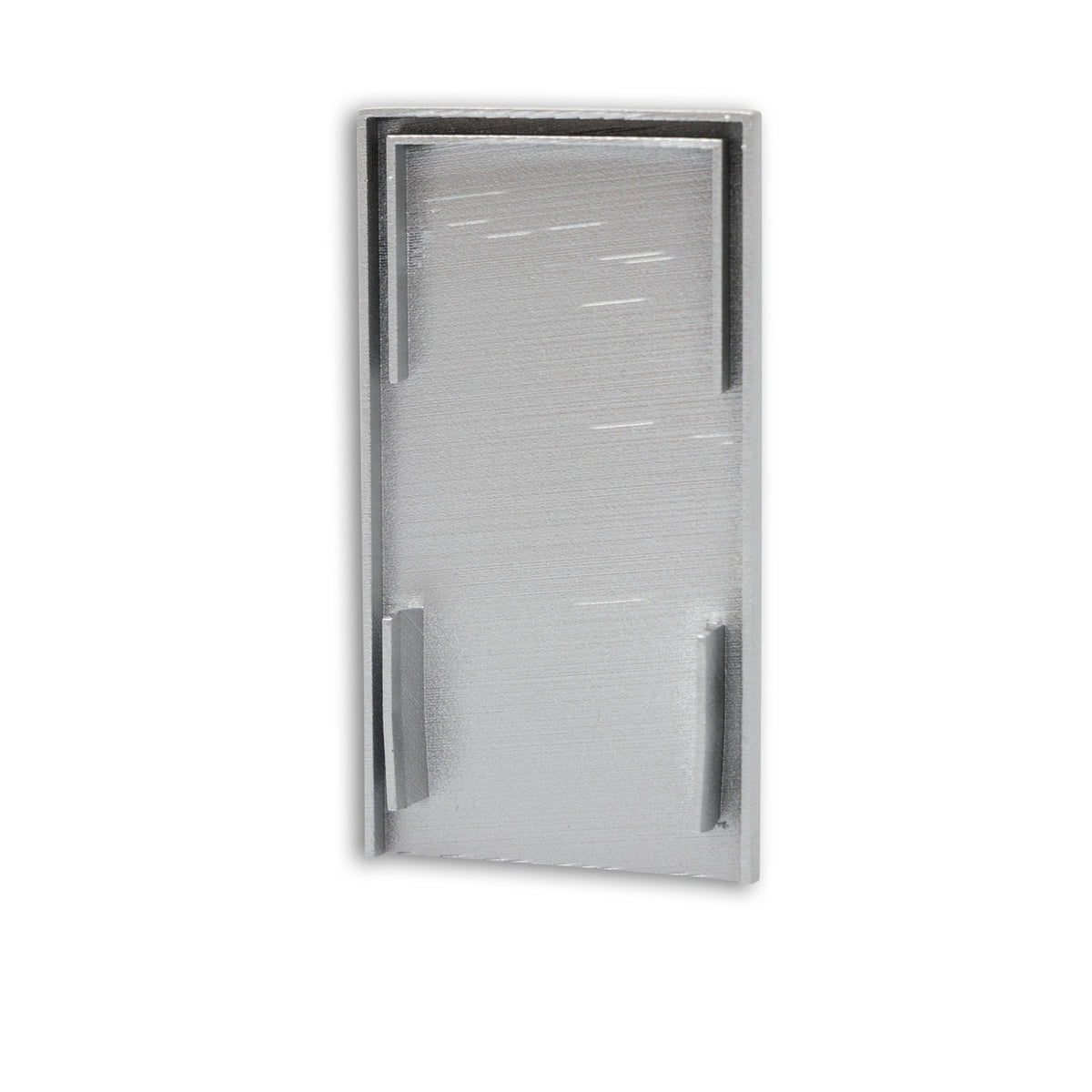 EC113 | Profielaccessoire | eindkap zilver met lichtvanger | LAMP30 V1+V2 + U-COVER63 | 2 stuks