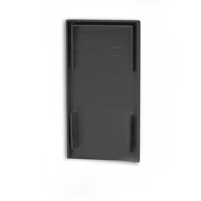 EC113 | Profielaccessoire | eindkap zwart met lichtvanger | LAMP30 V1+V2 + U-COVER63 | 2 stuks