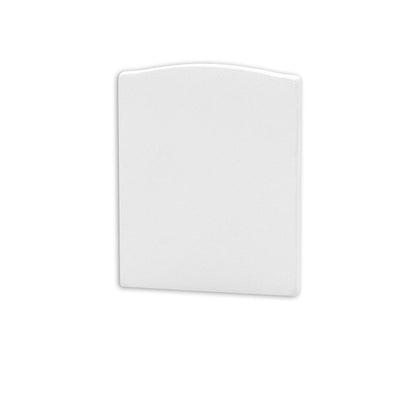 EC114 | Profielaccessoire | eindkap wit met lichtvanger | LAMP30 V1+V2 | 2 stuks
