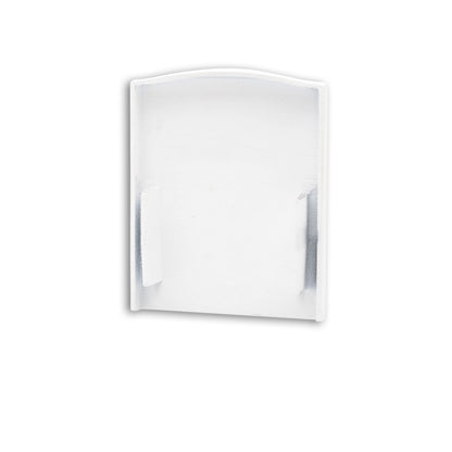 EC114 | Profielaccessoire | eindkap wit met lichtvanger | LAMP30 V1+V2 | 2 stuks