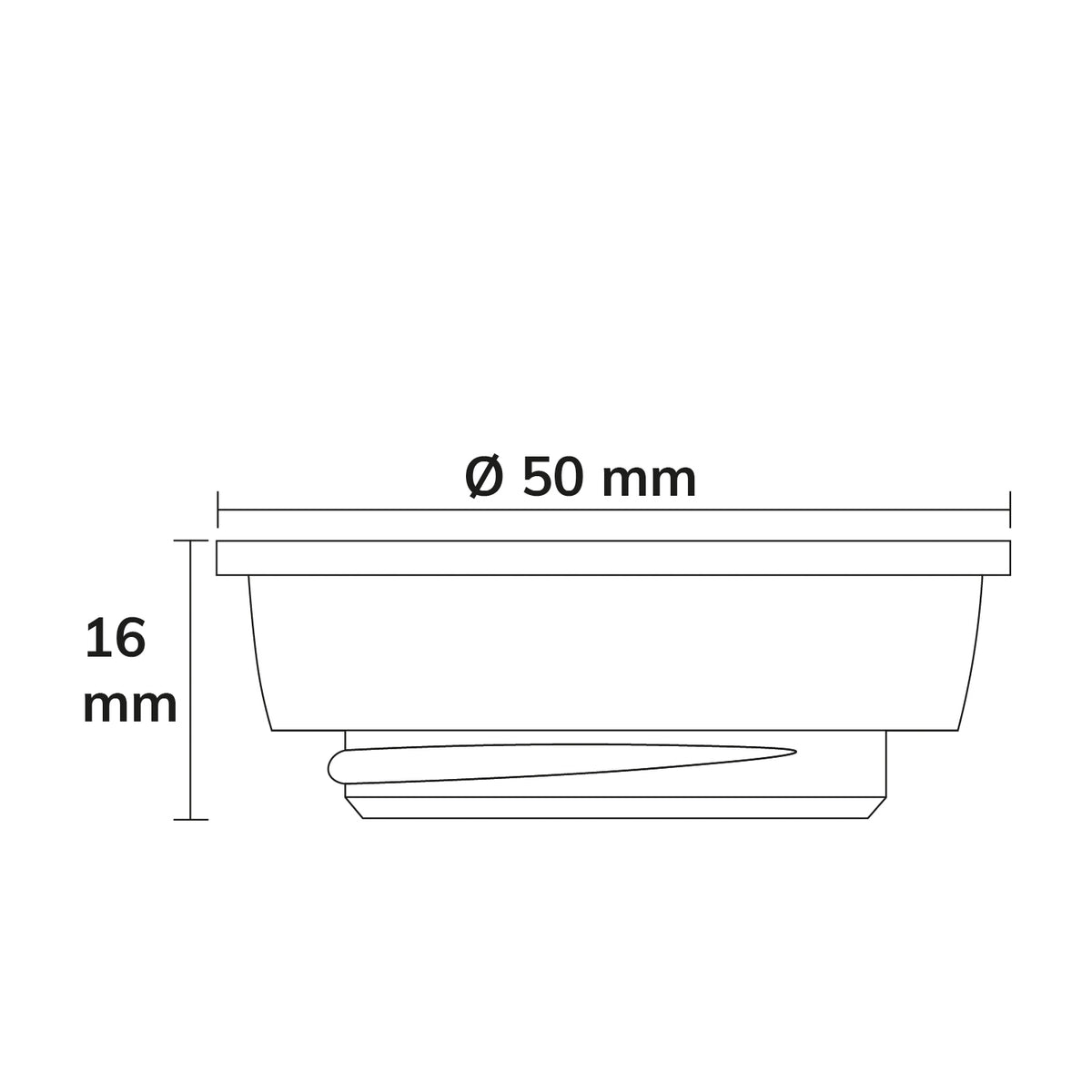 SYS-GU10 | Afdekring | inbouw | UGR<12 | gepolijst aluminium