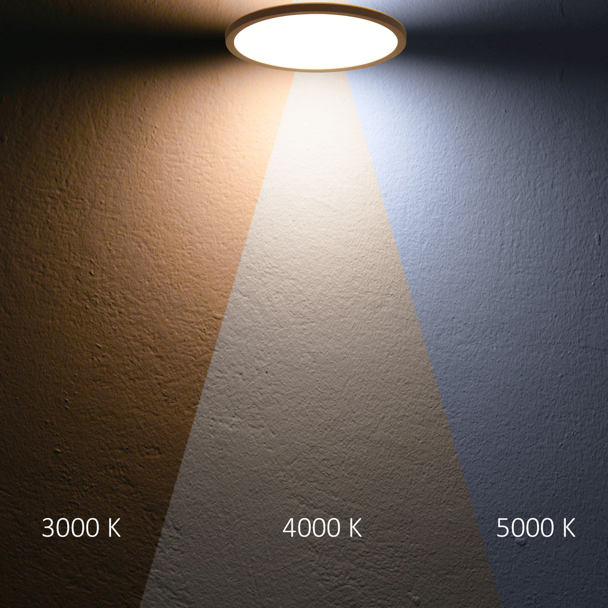 Slim300 PRO | Plafondlamp | rond | Ø300mm | IP44 | 3000/4000/5000K | up&down | 18W