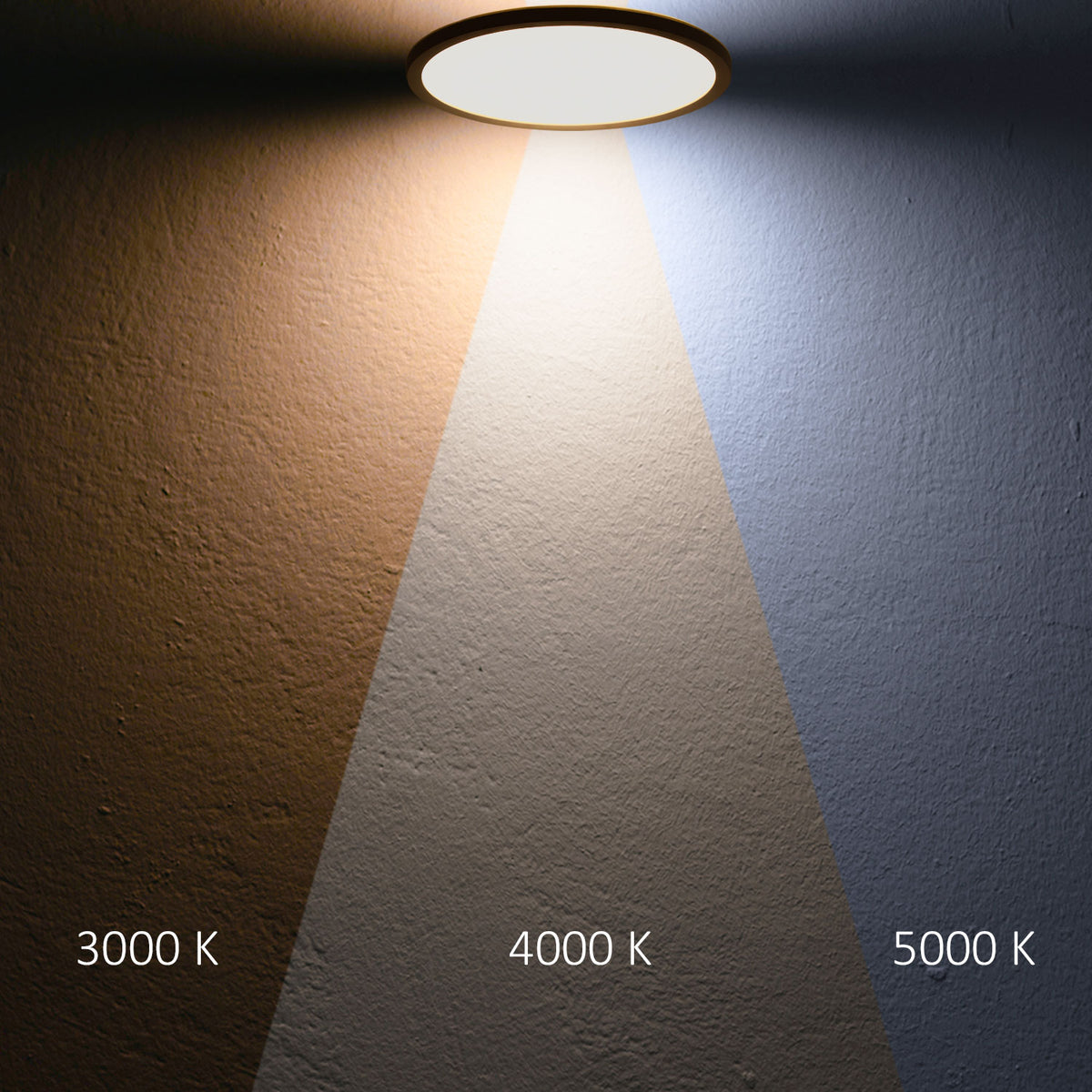 Slim300 PRO | Plafondlamp | rond | Ø300mm | IP44 | 3000/4000/5000K | up&down | 18W