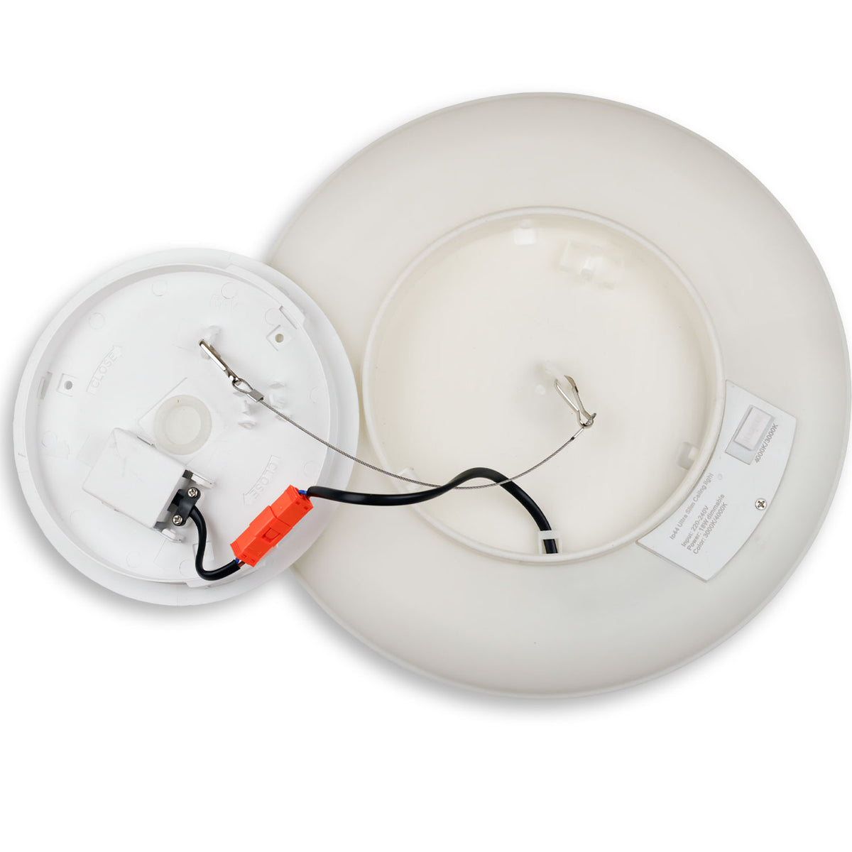 Slim400 PRO | Plafondlamp | rond | DN400 | Up&Down | 3000/4000/5000K | 25W | IP44