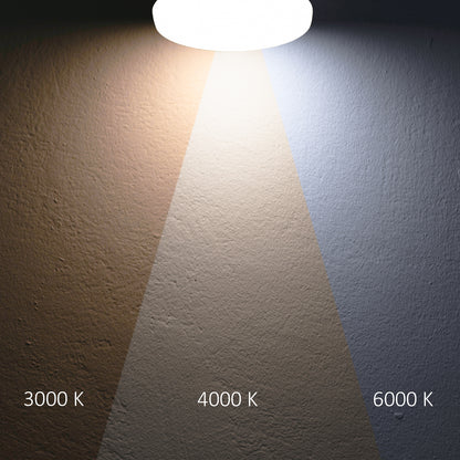 Plafondlamp | rond | DN280 | 13/18W | ColorSwitch 3000/4000/6000K | IP64 | wit