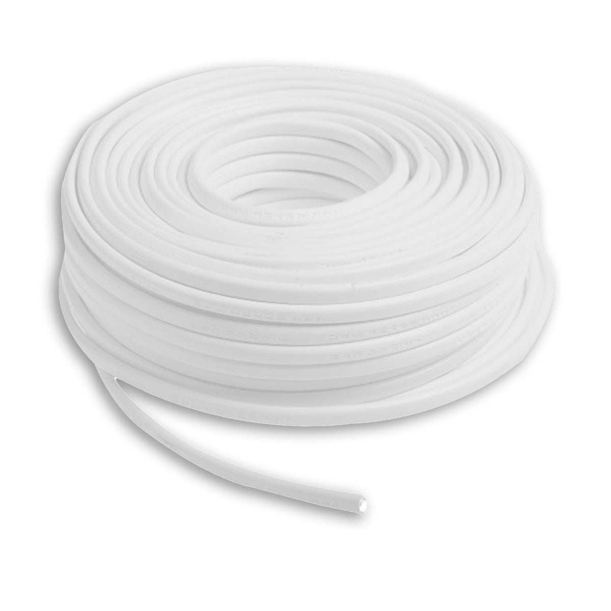Kabel | H05VV-F 2x0,75mm² | wit | per meter