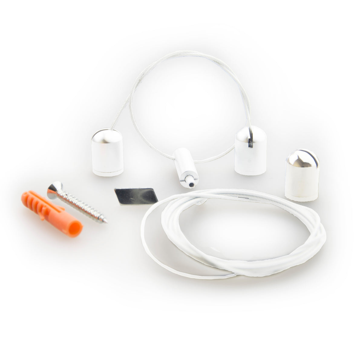 LAMP30 V2 | Profielaccessoire | Kabelophangset Z04 | tot 3m | 2 stuks | wit