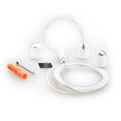 LAMP30 V2 | Profielaccessoire | Kabelophangset Z04 | tot 3m | 2 stuks | wit