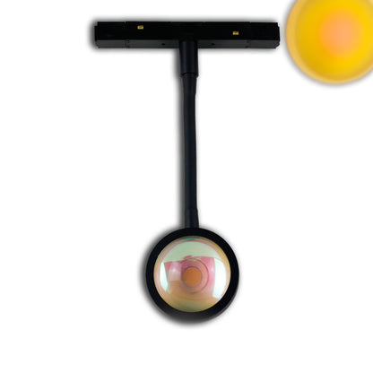 Track48 Sunglow | Railspot | flexibel | DALI dimbaar | 5,5W | 2000K | 160° | zwart