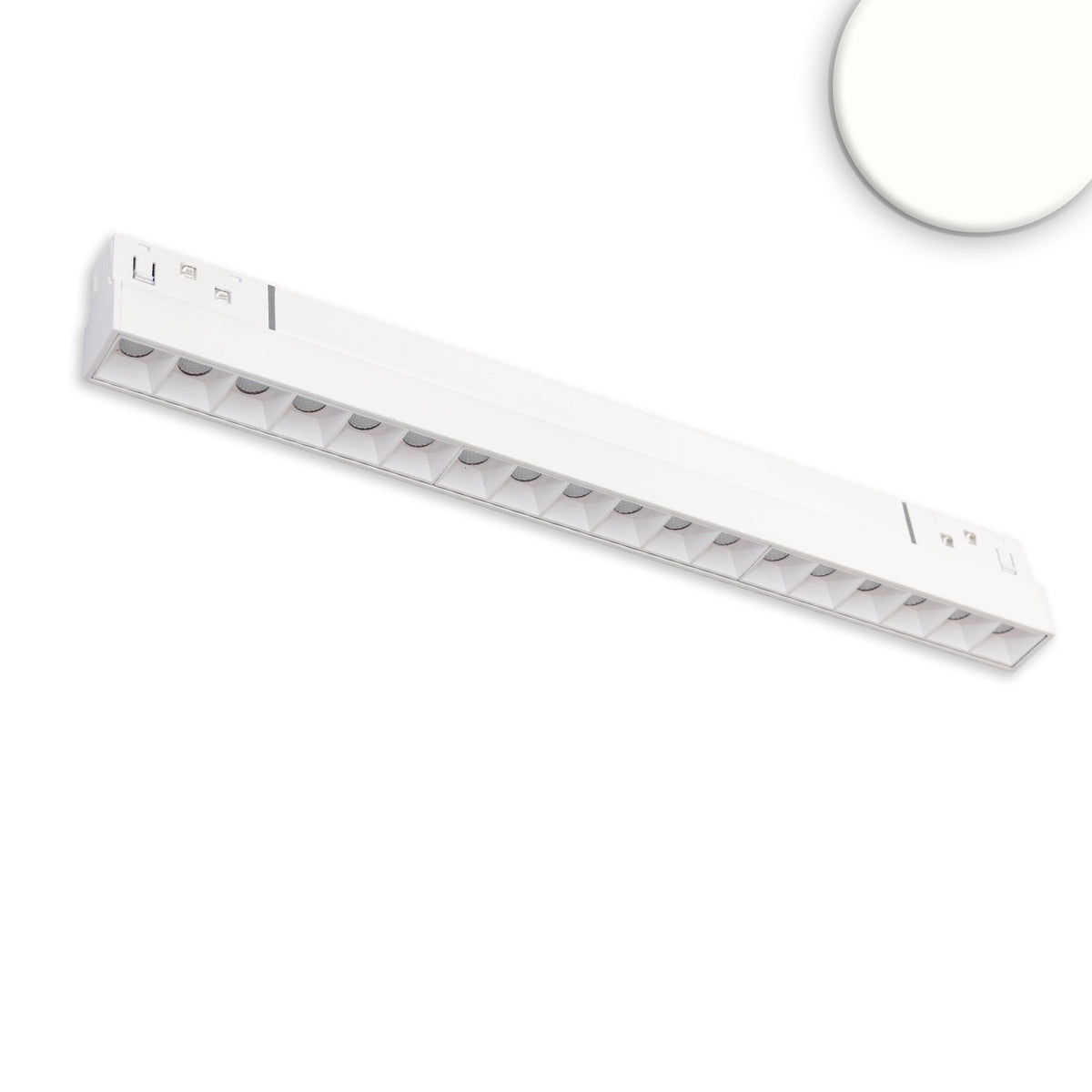 Track48 | Lineaire armatuur | 32cm | UGR<19 | CRI90 | Line+ | DALI dimbaar | 18W | 36° | 48V