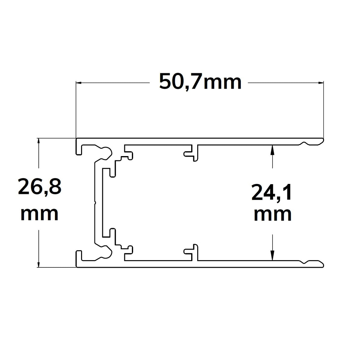 Track48 | Rail | opbouw | 4-polig