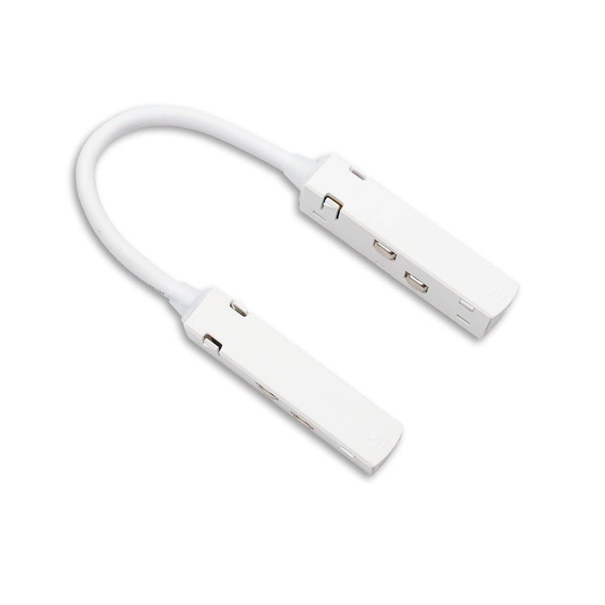 Track48 | Railaccessoire | flexibele verbinder 180° | stroomvoerend | 6A | wit