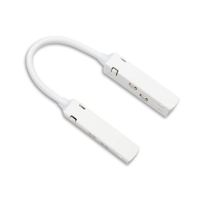 Track48 | Railaccessoire | flexibele verbinder 180° | stroomvoerend | 6A | wit