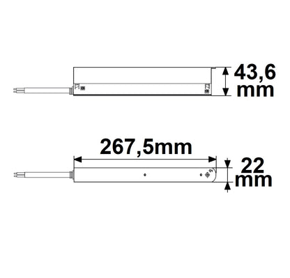 Track48 | LED driver | inline | 48V | 150W | wit