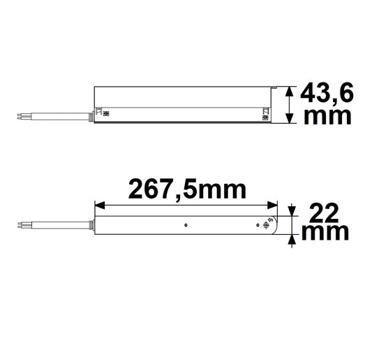 Track48 | LED driver | inline | 48V | 150W | wit