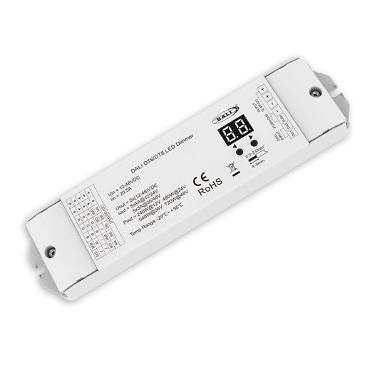 DALI-2 | Dimmer | DT6/DT8 Multi-PWM | 5 kanalen | 12-48V