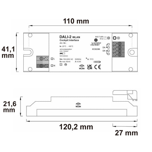 DALI-2 | Controller | WLAN interface | DALI Cockpit