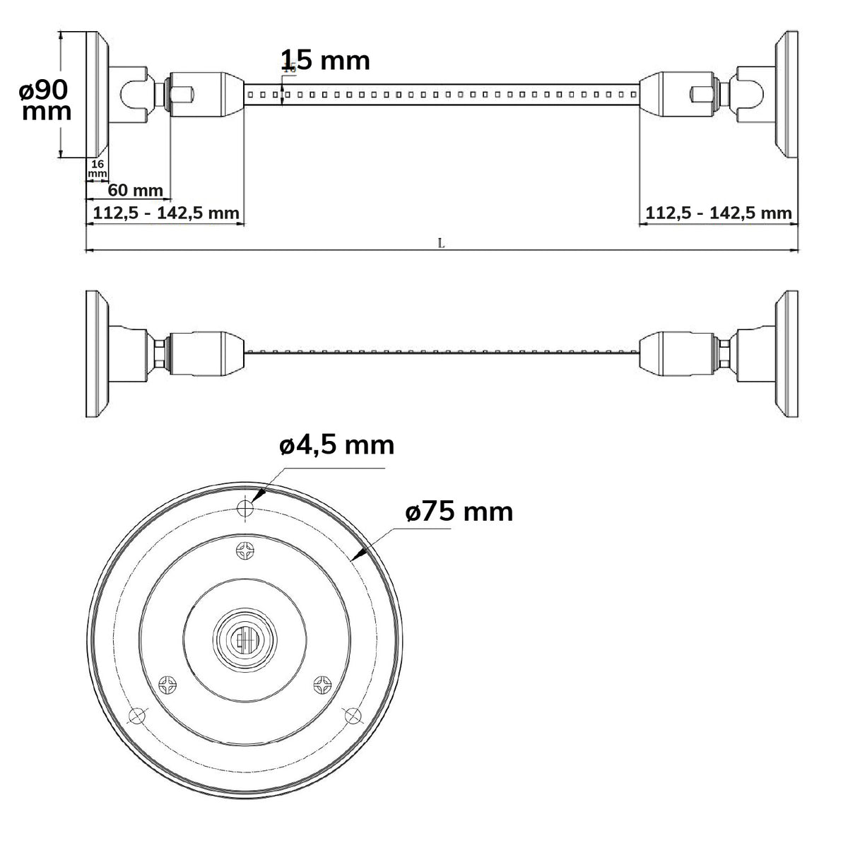SKYFLEX | Aluminium profiel | LED spansysteem | RVS