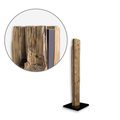 WÜDSCHNAU HOIZ | Vloerlamp | oud hout | 140cm | showmodel