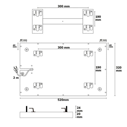 BEST STANDARD | Infraroodpaneel | 320x520mm | 160W
