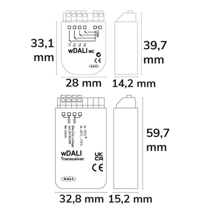 DALI | Controller | set radiozender 116822 en ontvanger 116927