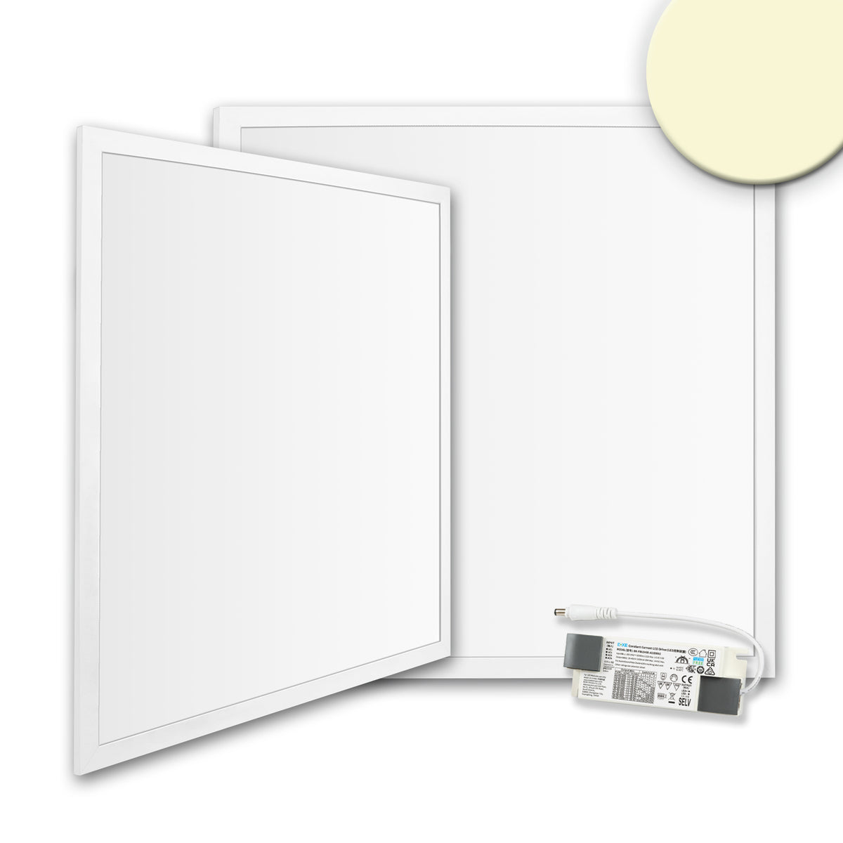 Business Line 625 | LED Paneel | UGR<19 | frame wit RAL9016 | PowerSwitch 21-40W | 36W