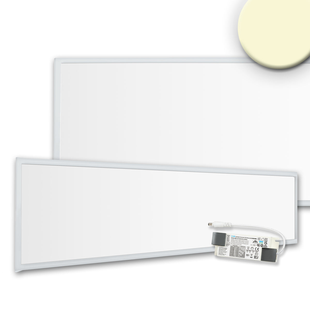 Business Line 1200 | LED Paneel | UGR<19 | frame wit RAL9016 | PowerSwitch 21-40W | 36W