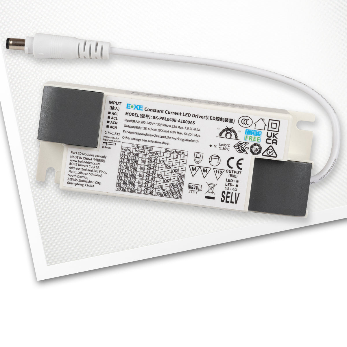 BACKLIGHT Line 625 | LED Paneel | UGR<19 | CRI90 | 3000/4000/6000K | PowerSwitch | 36W