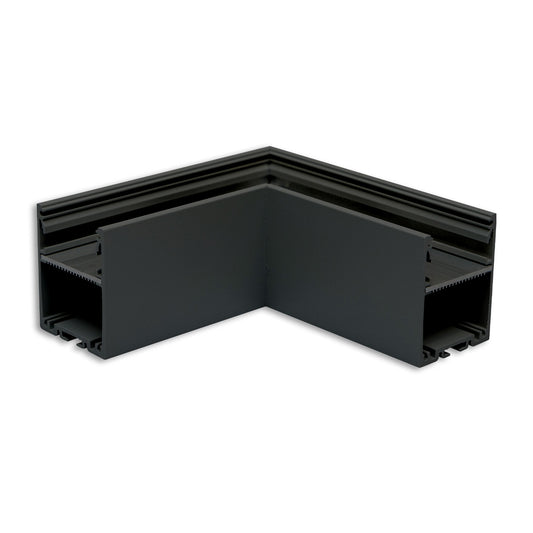 LAMP30 V1 | Profielaccessoire | Hoekstuk 90° gelast | 120x120mm | zwart
