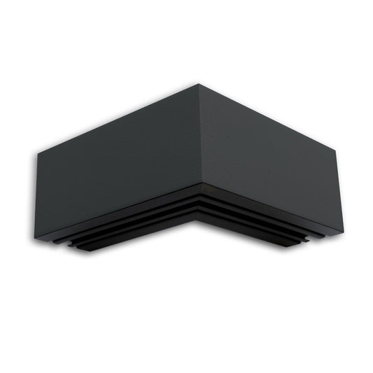 LAMP30 V1 | Profielaccessoire | Hoekstuk 90° gelast | 120x120mm | zwart