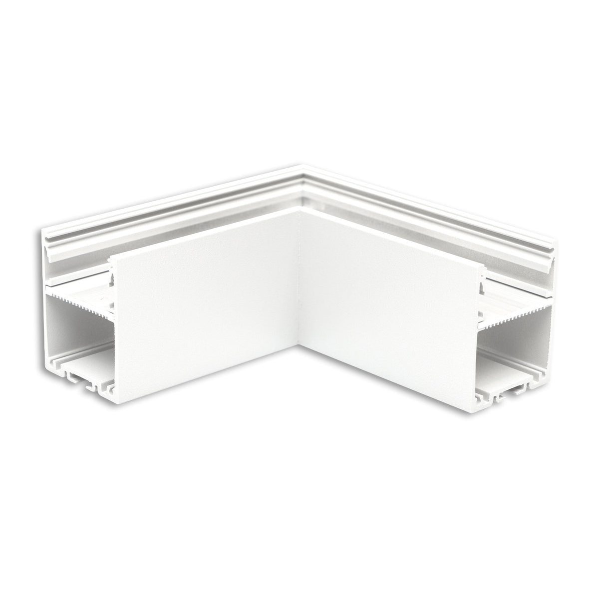 LAMP30 V1 | Profielaccessoire | Hoekstuk 90° gelast | 120x120mm | wit