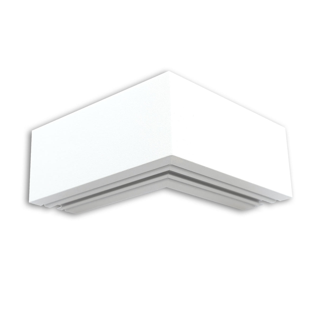 LAMP30 V1 | Profielaccessoire | Hoekstuk 90° gelast | 120x120mm | wit